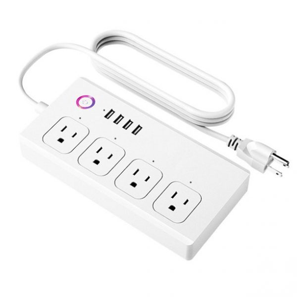 Regleta inteligente con 4 USB